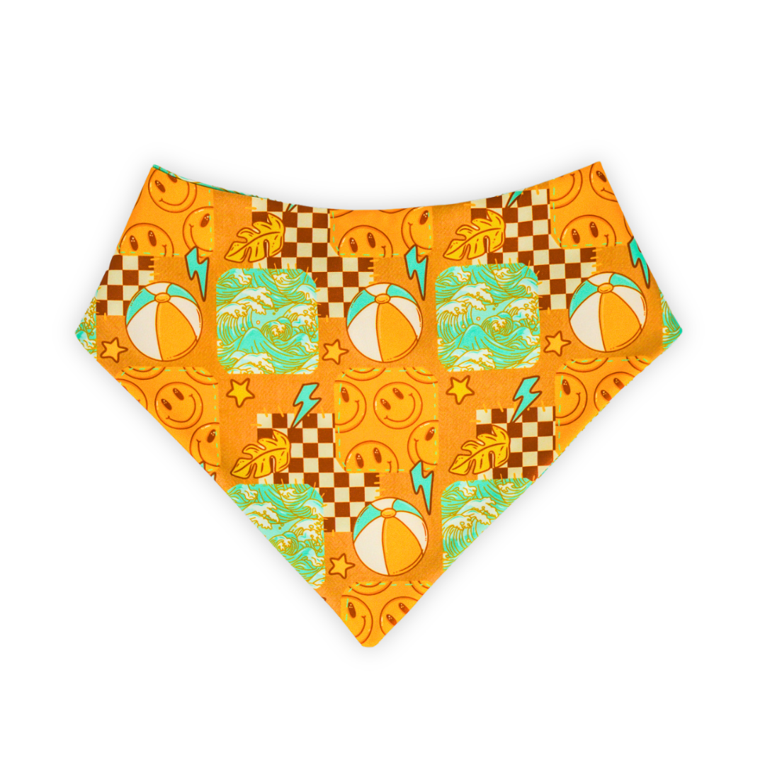 Summer Waves - Active Snap On Bandana (Reversible)